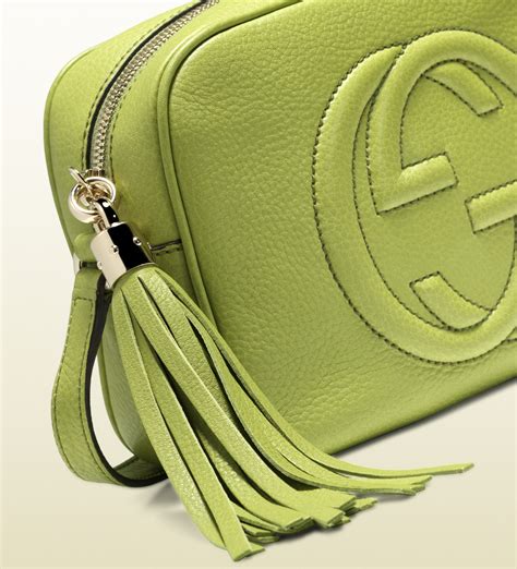 green gucci soho leather bag|gucci soho small leather bag.